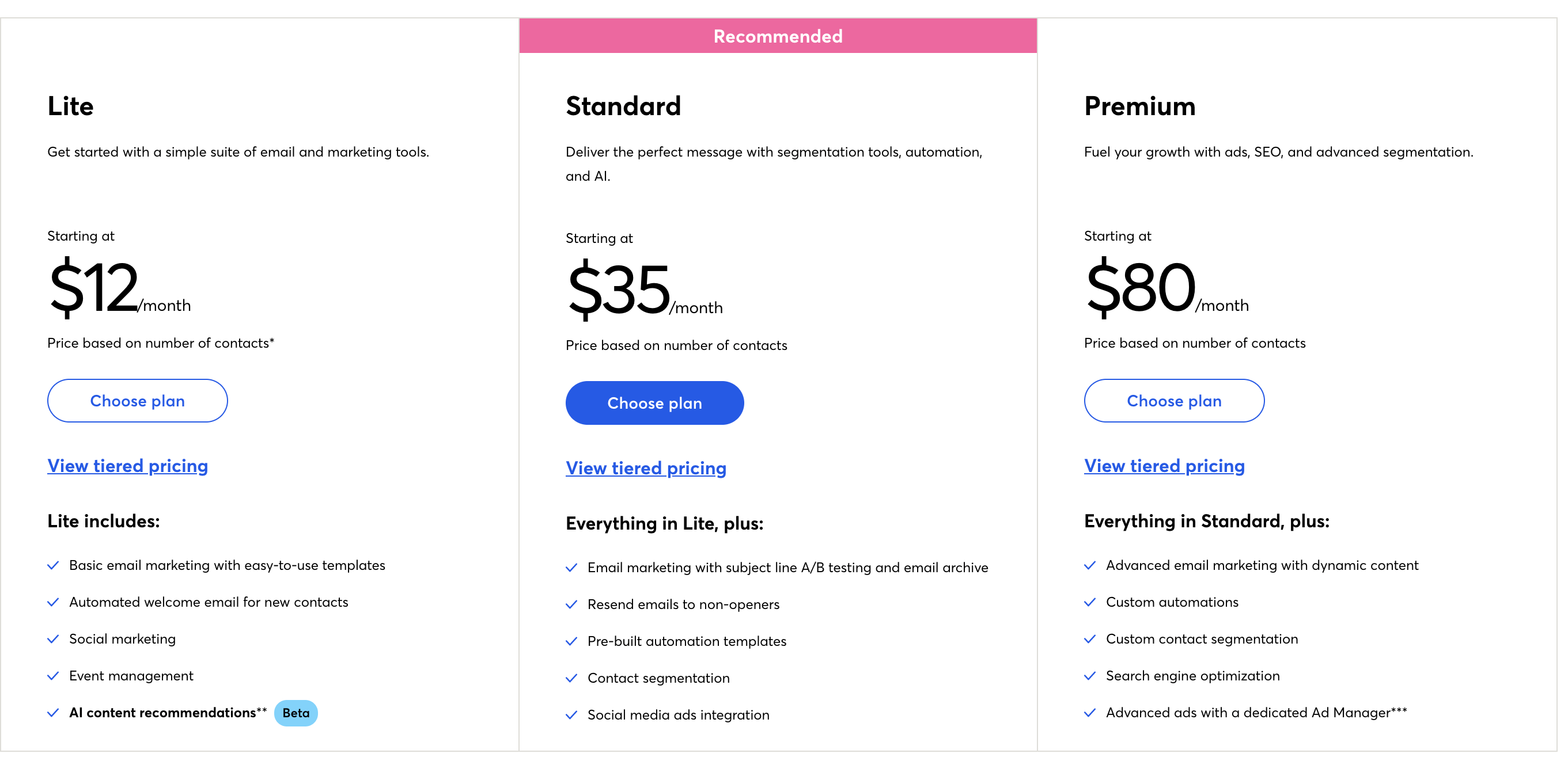 constantcontact - best email marketing services