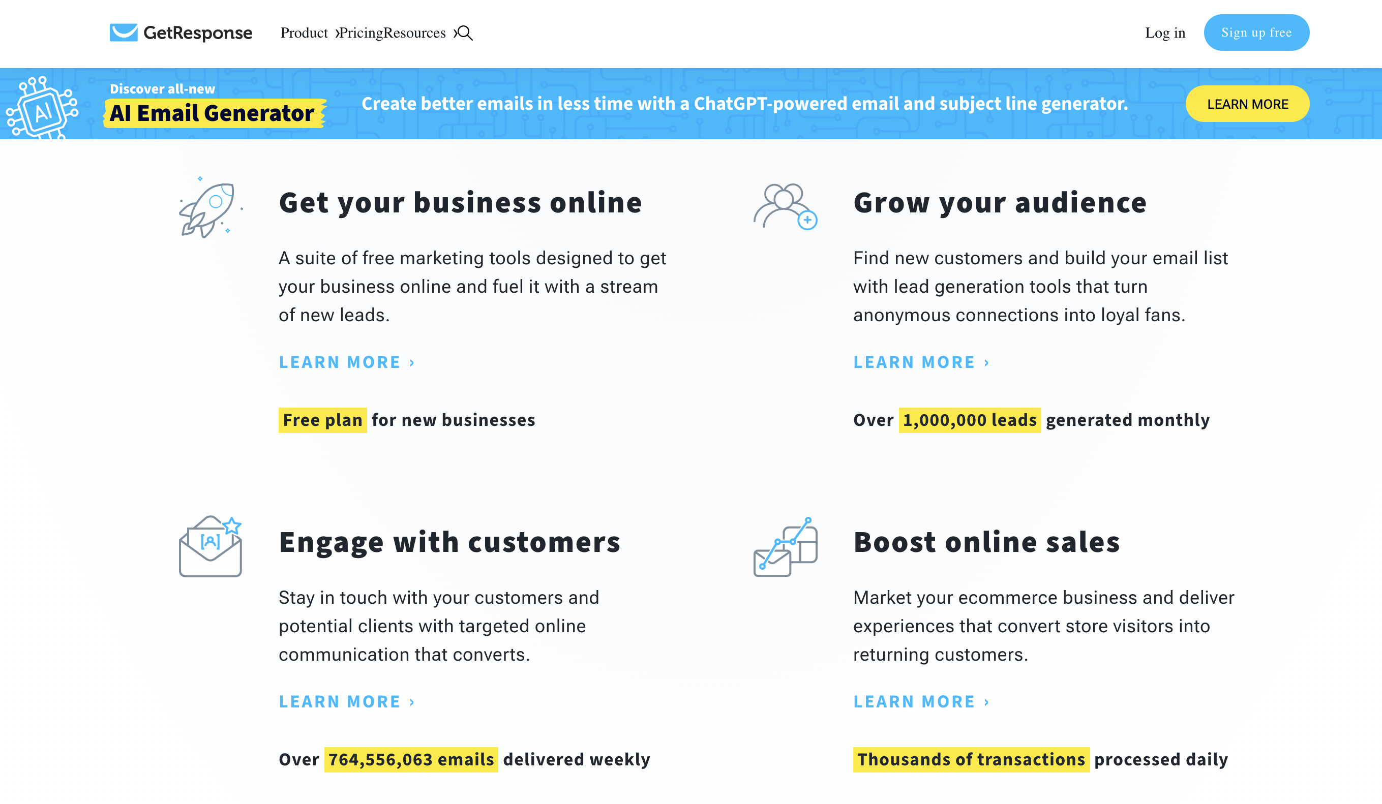 getresponse - best email marketing services 